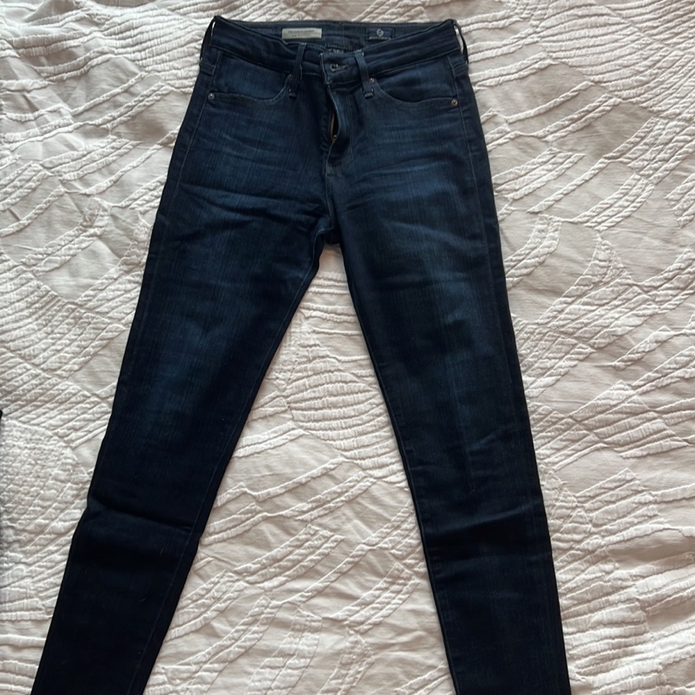 AG low rise classic dark blue jeans
